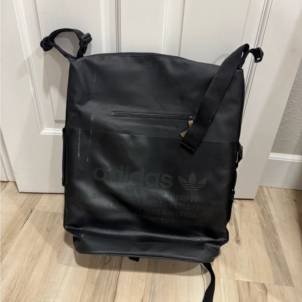 Adidas Black Urban Backpack with Modern Design